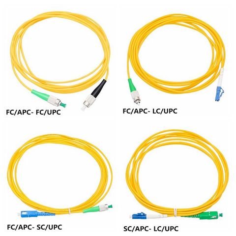 Radio and TV grade SC/APC-SC/FC/LC/ST UPC single mode single core 3 M 5 M 10 m fiber jumper tail ► Photo 1/6