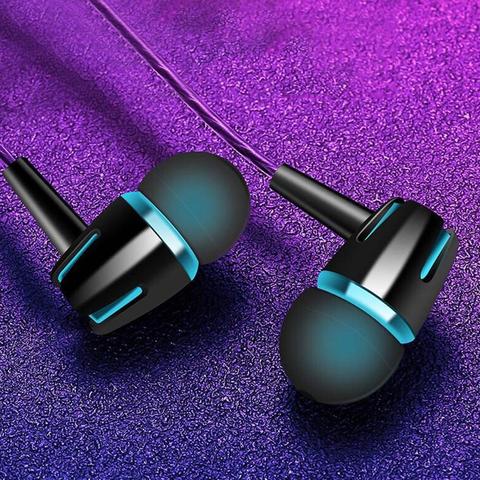 Sports 3.5mm Night Run Luminous Earphone Glowing Zipper Earplug Luminous Light Headphones Stereo Bass In Ear Sports Headset Mic ► Photo 1/6