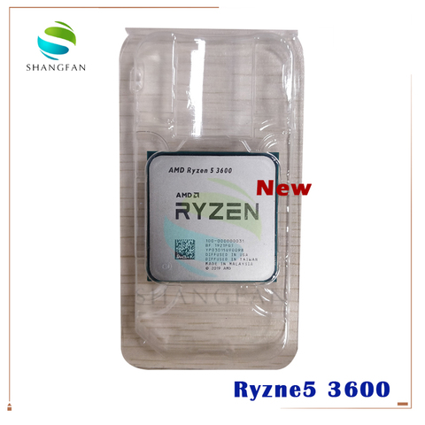 New AMD Ryzen 5 3600 R5 3600 3.6 GHz Six-Core Twelve-Thread CPU Processor 7NM 65W L3=32M 100-000000031 Socket AM4 ► Photo 1/1