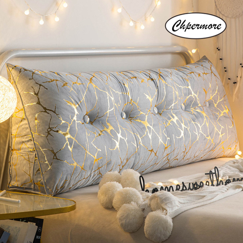 Chpermore New Style Fashion Washable Long pillows Simple Bed Cushion Double  Tatami Bed soft bag Removable pillow For Sleeping - Price history & Review, AliExpress Seller - Chpermore factory Store