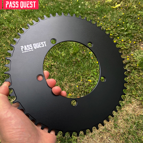 PASS QUEST 130BCD road bike closed disc monolithic 58T bicycle chain / sprocket SRAM crank RED APEX 3550 ► Photo 1/6