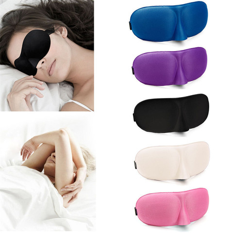 3D Sleep Mask Natural Sleeping Eye Mask Eyeshade Cover Shade Eye Patch Women Men Soft Portable Blindfold Travel Eyepatch ► Photo 1/6