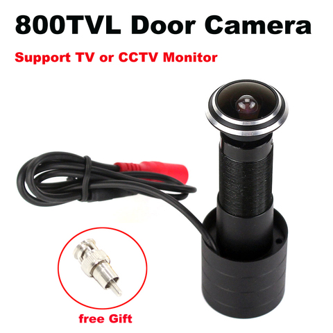 SMTKEY TV Monitor Camera Fish eye 800TVL CVBS BNC or AV Camera for door view CCTV Security Camera ► Photo 1/4