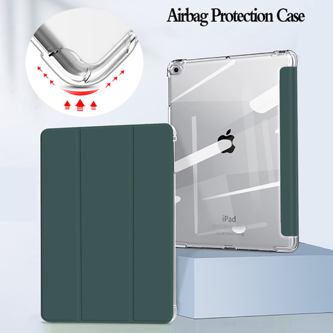 Silicone Cover For iPad 10.2 inch 8th 2022 New Funda Smart Case for iPad 7th 2022 Protective Shell Auto Wake Cover A2270 A2197 ► Photo 1/6