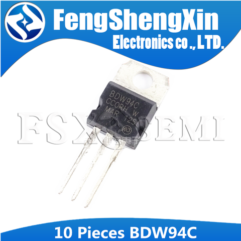 10PCS BDW94C TO-220 BDW94 TO220  PNP Epitaxial Silicon Transistor ► Photo 1/1