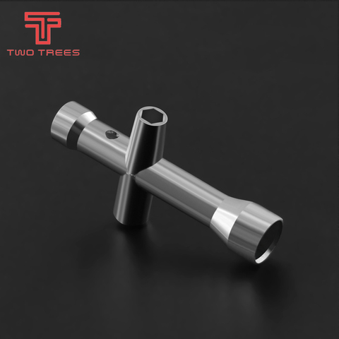 Mini M2 M2.5 M3 M4 Screw Nut Hexagonal Cross Wrench Sleeve Maintenance Tool 4 Size Cross Sleeve Wrench for Ender 3 MK8 Nozzle ► Photo 1/6