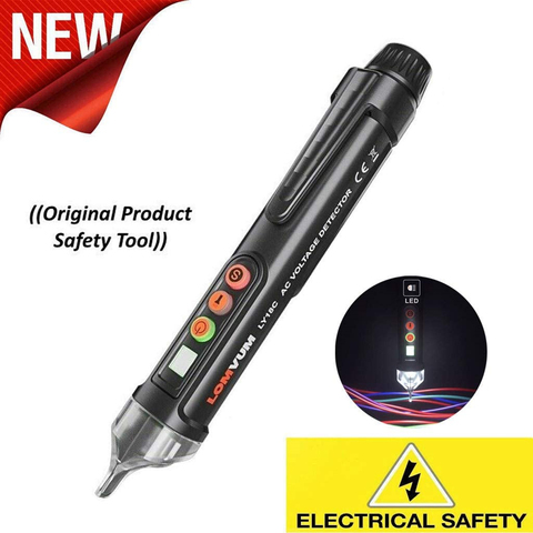 Intelligent Circuit Breaker Finder Pencil Voltage Tester Non-Contact Voltage Testers 12-1000V AC Led Flashlight Beeper Detector ► Photo 1/6