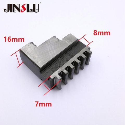 Check Size on photo First K11-125 K11-130  K11 125 130mm 3 Pieces Inside or Outside Jaws 7 Teeth 3 Jaw Lathe Chuck Cartridge ► Photo 1/5