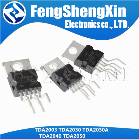 10pcs/lot New  TDA2003 TDA2030 TDA2030A TDA2040 TDA2050 LM317T L7805CV IRF3205 Transistor TO-220 ► Photo 1/5