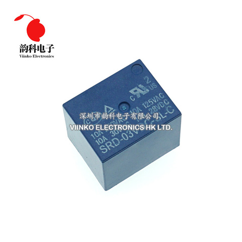 5pcs Relay SRD-03VDC-SL-C SRD-05VDC-SL-C SRD-06VDC-SL-C SRD-09VDC-SL-C SRD-12VDC-SL-C SRD-24VDC-SL-C SRD-48VDC-SL-C 10A 5PIN T73 ► Photo 1/6