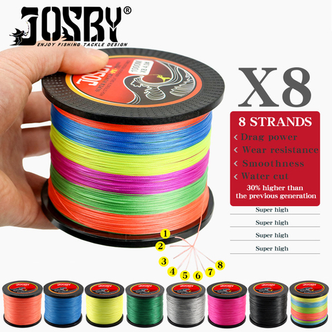 Braided Fishing Line 8 Strand 100M 300M 500M 1000M Spinning PE Multifilamento Japa Carp Fly Sea Saltwater Weave Extreme Pesca ► Photo 1/6