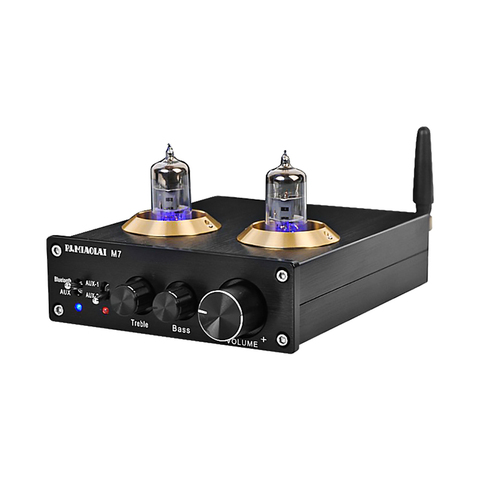 Amplificador Bluetooth Audio Preamplifier 6J1 Tube Amp HiFi Fever Preamp Home Theater RCA Stereo Pre Amplifier For Sound System ► Photo 1/6