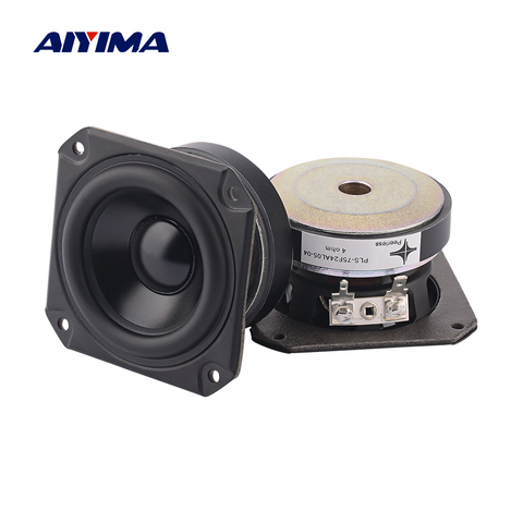 AIYIMA 2Pcs 3 Inch Full Range Speaker Driver 4 Ohm 40W Bookshelf Speaker Loudapeaker Home Theater ► Photo 1/6