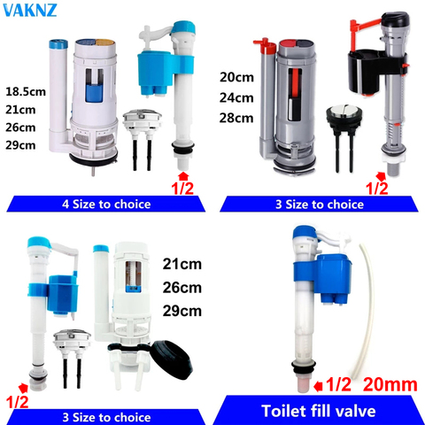 Toilet tank fittings kit  for toilet flush toilet valve toilet flush valve toilet Dual-flush toilet repair kit kit ABS plastic ► Photo 1/6