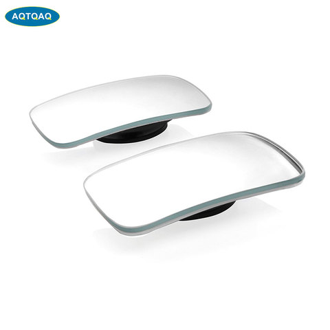 AQTQAQ 1Pair Blind Spot Mirror-Auxiliary Rearview Mirror HD Convex Mirror Suitable for All Universal Vehicles Cars and Drivers ► Photo 1/6