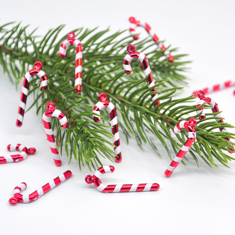 60PCS Mini Christmas Tree Hanging Candy Cane Stool Decoration Christmas Tree Pendant Home Decoration Children Toys Cut Cake ► Photo 1/6