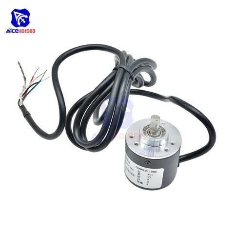 diymore Encoder 360 P/R / 600 P/R Photoelectric Incremental Rotary 5-24V AB Two Phases 6mm Shaft ► Photo 1/6