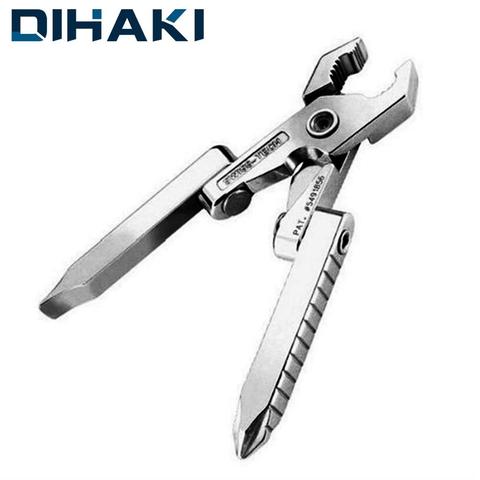 1pc Multitools Plier Outdoor Mini Portable Folding Pocket Plier Clamp Keychain Hiking Camping Repair Tool Muilti-functional ► Photo 1/6
