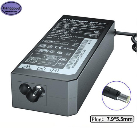 20V 3.25A 7.9x5.5mm 65W Laptop AC Power Adapter Charger For IBM Lenovo B490 B590 V580 X200 X210 X220 X230 R400 R500 T410 T410S ► Photo 1/1