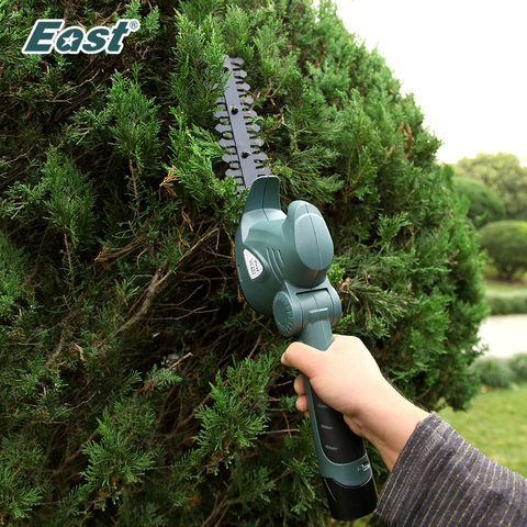 East 10.8V Electric Hedge Trimmer 2 in 1 Li-ion Cordless Grass Trimmer Lawn Mower Rechargeable Garden Pruning Shears ET1007C ► Photo 1/6