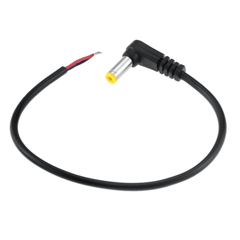 1PCS 12V 3A DC Power Plug 90 Degree 5.5 * 2.1mm 20CM Cable For Cord Monitoring Camera Male Connector 5.5MMx2.1MM L Type ► Photo 1/6