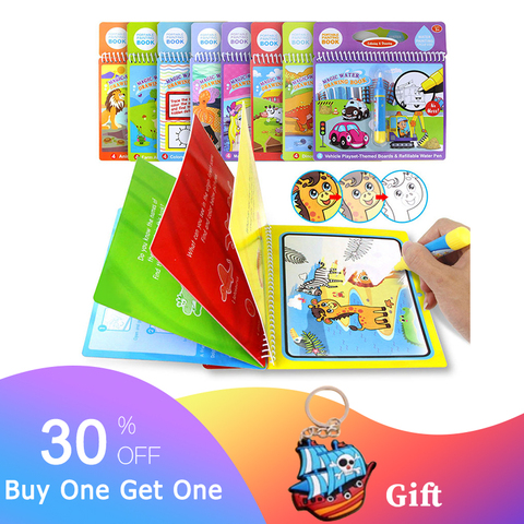 Toys Babies 1 Year 3 Educational  Baby Books 1 2 Years Coloring - Magic  Water - Aliexpress