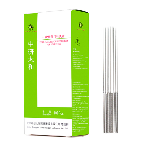 100 Pcs/box Chinese Old way acupuncture needle disposable acupuncture moxibustion needle exercises ► Photo 1/4