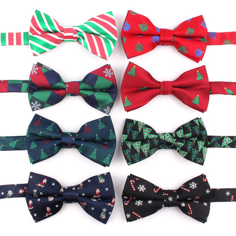 New Christmas Bow tie Casual Shirts Bow ties For Men Women Bow knot Adult Jacquard Bow Ties Cravats Party Bowties For Gifts ► Photo 1/6