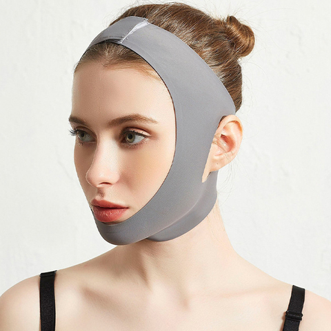 Face V Shaper Facial Slimming Bandage Relaxation Lift Up Belt Shape Lift Reduce Double Chin Face Thining Band Face Massage Tool ► Photo 1/6