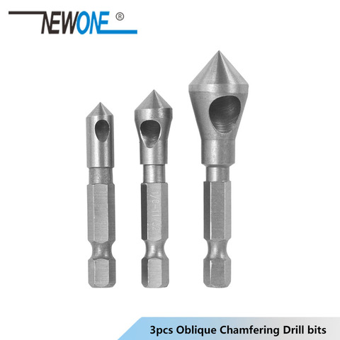 3 pcs/set Oblique Chamfering Bearing Steel  1/4