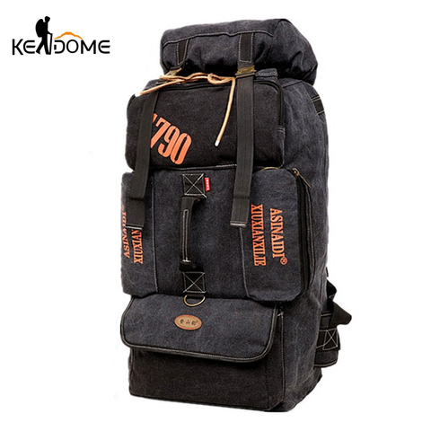 90L Outdoor Large Capacity Mountaineering Bag Men Package Hiking Climbing Camping Backpacks Women Traveling Rucksack XA956WD ► Photo 1/6