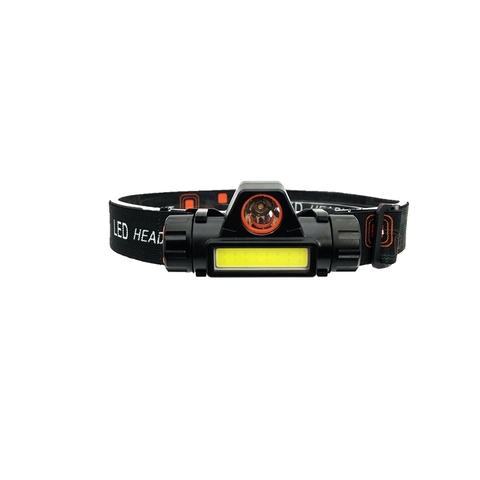 MingRay 2022 new USB rechargeable LED headlamp 3 W COB high lumen lithium battery waterproof 2 beams headlight head lamp light ► Photo 1/6