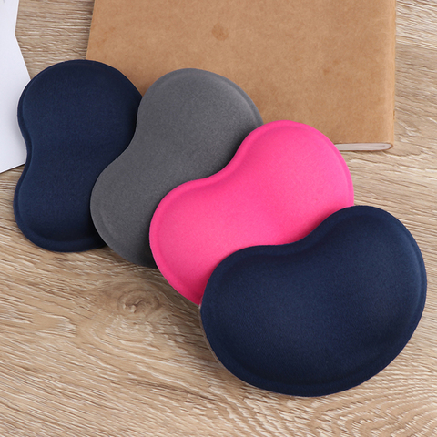 1Pcs Fashion Design Heart-shaped 3D Wrist Rest Silica Gel Hand Pillow Memory Cotton Mouse Pad 4 Colors ► Photo 1/6