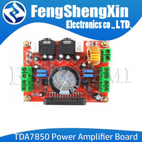 Fever Class TDA7850 Power Amplifier Board 4 Channel Car Power Amplifier Board Module DC 12V 4X50W with BA3121 Noise Reduction ► Photo 1/2