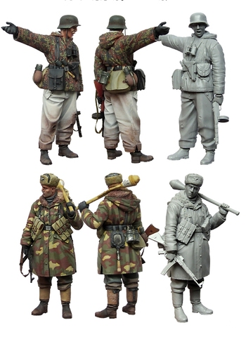 1:35 Winter anti-tank soldiers ► Photo 1/1