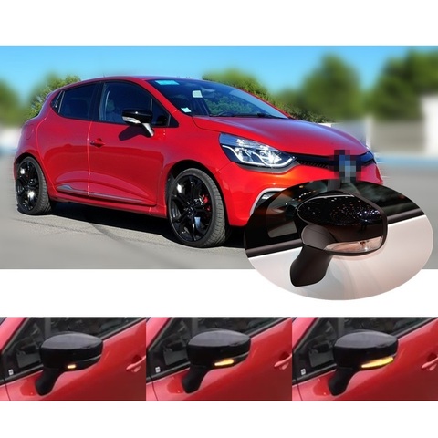 Suitable for Renault Clio 4 IV MK4 BH RS Grandtour KH 2012 -2016 Dynamic LED Blinker Indicator Mirror Turn Light Signal Repeater ► Photo 1/3