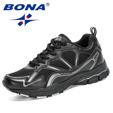 BONA New Style Action leather Sneakers Men Trainers Zapatillas
