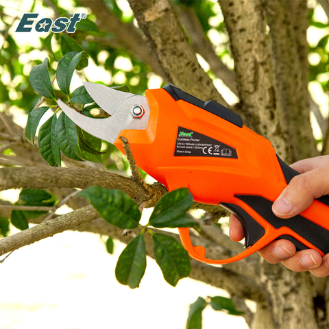 EAST Electric Pruner 3.6V Li-ion Cordless Electric Pruning Shears Secateur Branch Cutter Fruit Pruning Garden Power Tool ET1505 ► Photo 1/6