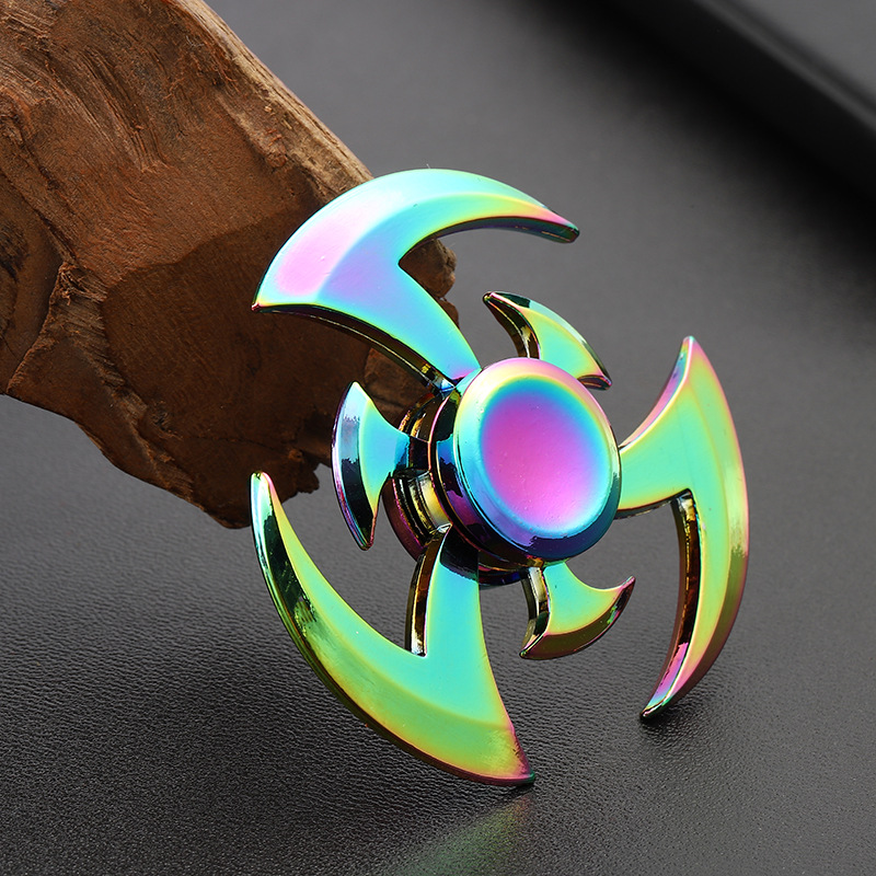 Hand Spinner EDC Fidget Spinner Metal Rainbow Spiner Anti-Anxiety Toy for  Spinners Focus Relieves Stress ADHD Finger Spinner - AliExpress