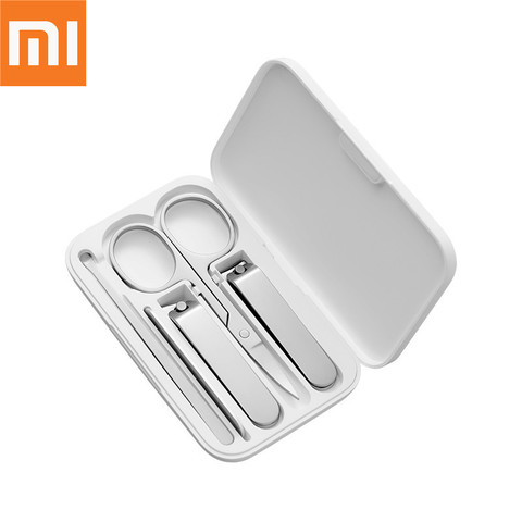 Original Xiaomi Mijia Manicure Nail Clippers Pedicure Set Portable Travel Hygiene Kit Stainless Steel Nail Cutter Tool Set ► Photo 1/6