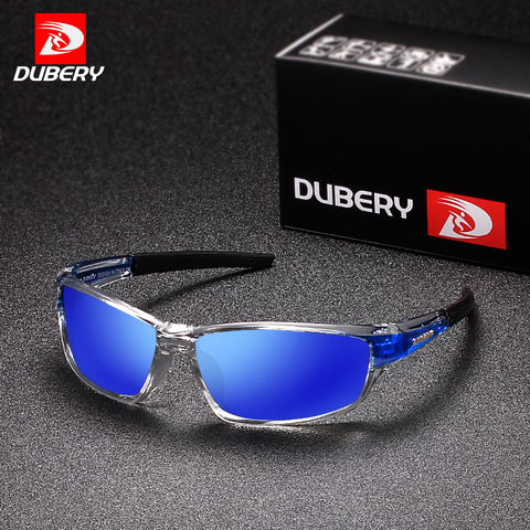 DUBERY Sunglasses Men's Polarized Driving Sport Sun Glasses For Men Women Square Color Mirror Luxury Brand Designer 2017 620 ► Photo 1/5