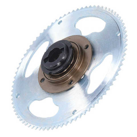 25H 80 Teeth Metal Crankset with Freewheel Connector Set Electric Bicycles Repairment Modification Accessory Spare Parts ► Photo 1/6