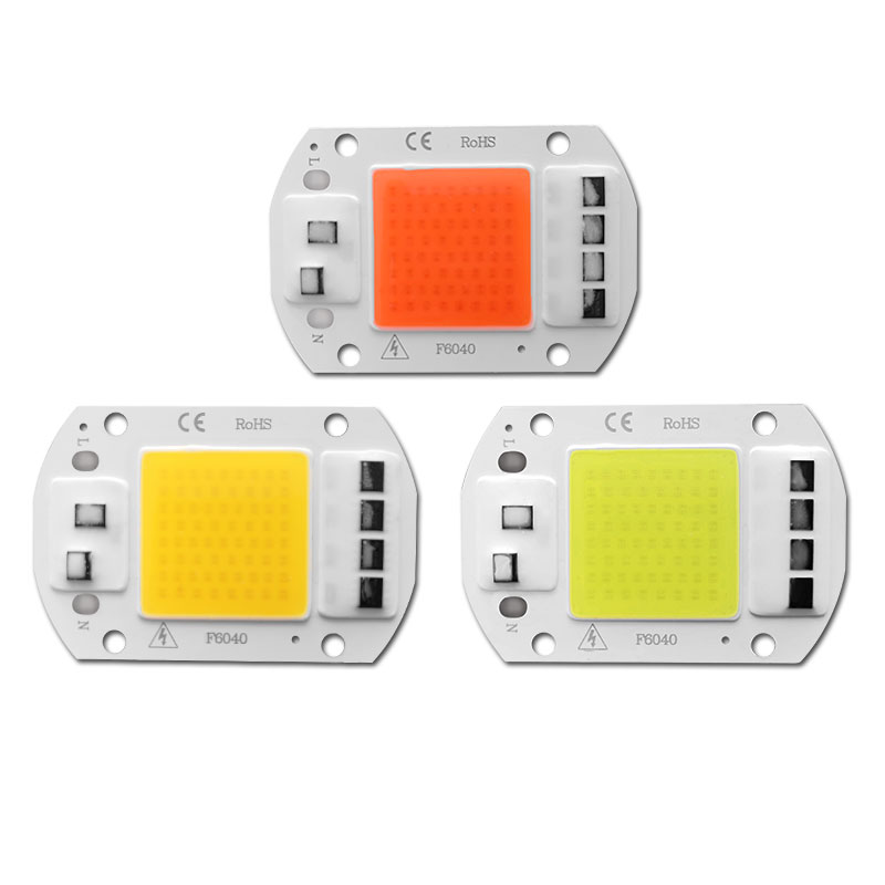 10W/20W/30W/50W COB LED Chip, 1Pcs, 220V LED Light Smart Chip Fit No LED  Driver