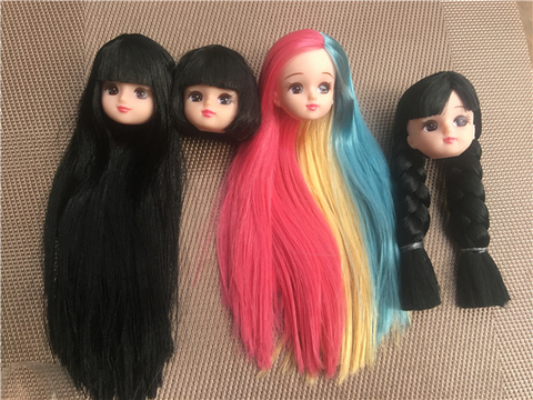Licca Jenny Long Soft Hair Doll Heads Doll Accessories Children DIY Dressing Collection Toy Heads Licca Boy Girl Doll Body Shoes ► Photo 1/6