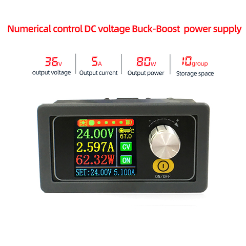 5V 12V Digital Wifi Voltmeter Ammeter Power Energy Meter 0.6V-36V DC-DC Step Down Buck Converter CC CV Power Supply Regulator ► Photo 1/6