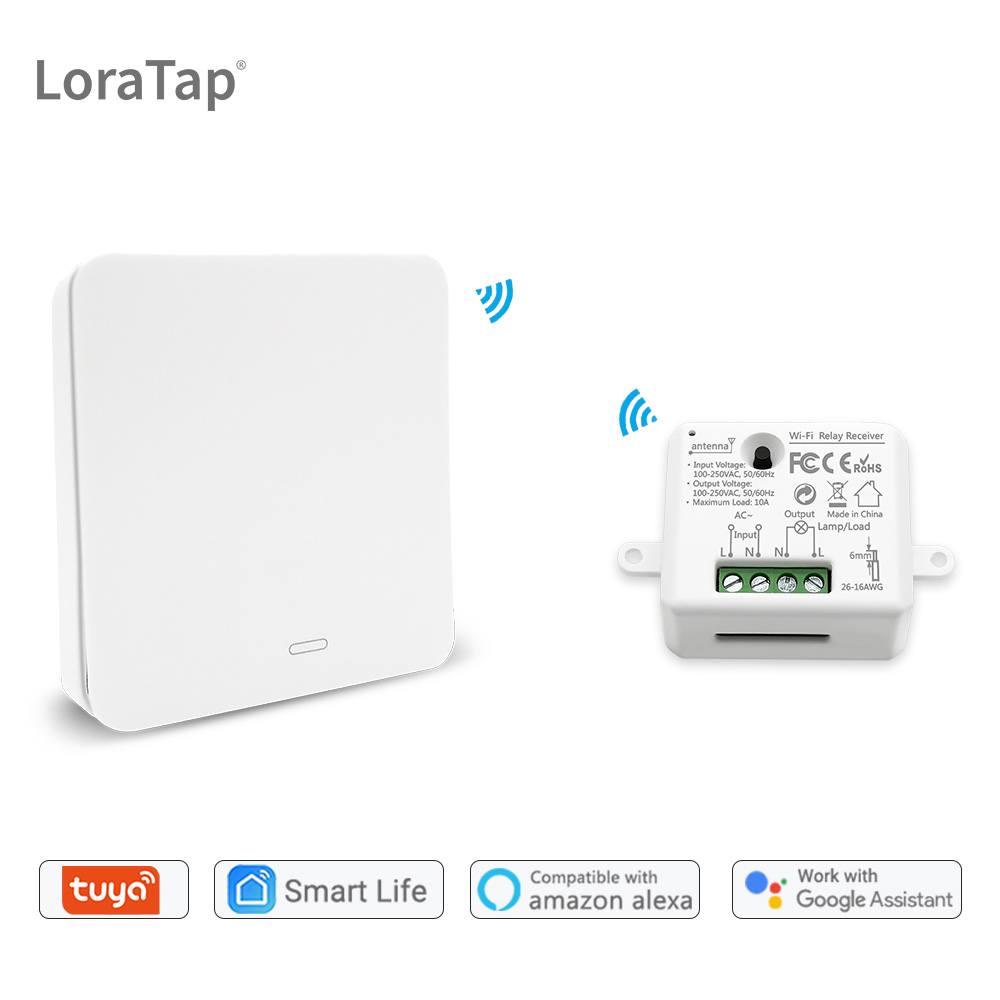 Kinetic Light Switch and Socket Cap  Kinetic Self-Powered Wireless Switches