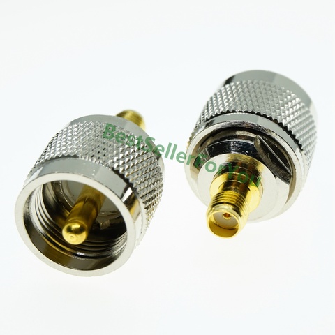 SMA Female Jack to UHF PL 259 Male PL259 SO239 Plug RF Adapter Connector RADIO ► Photo 1/6