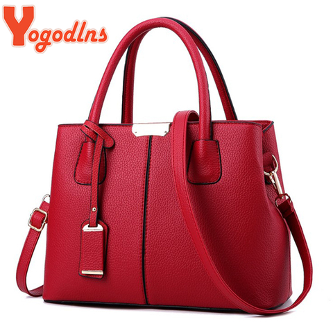 Yogodlns Famous Designer Brand Bags Women Leather Handbags 2022 Luxury Ladies Hand Bags Purse Fashion Shoulder Bags ► Photo 1/6