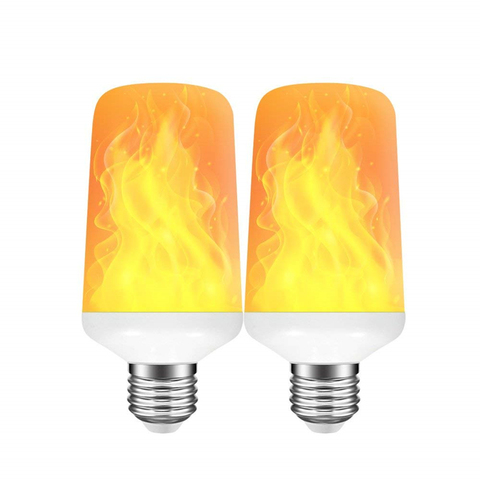 Flame Bulb 5W 9W 12W E27 E14 E12 Full Model AC110V 220V LED Flame Effect Fire Light Bulbs Flickering Emulation Decor LED Lamp ► Photo 1/6