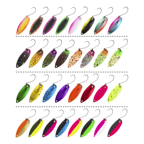 New Fishing Lures Brass Spoon Spinners